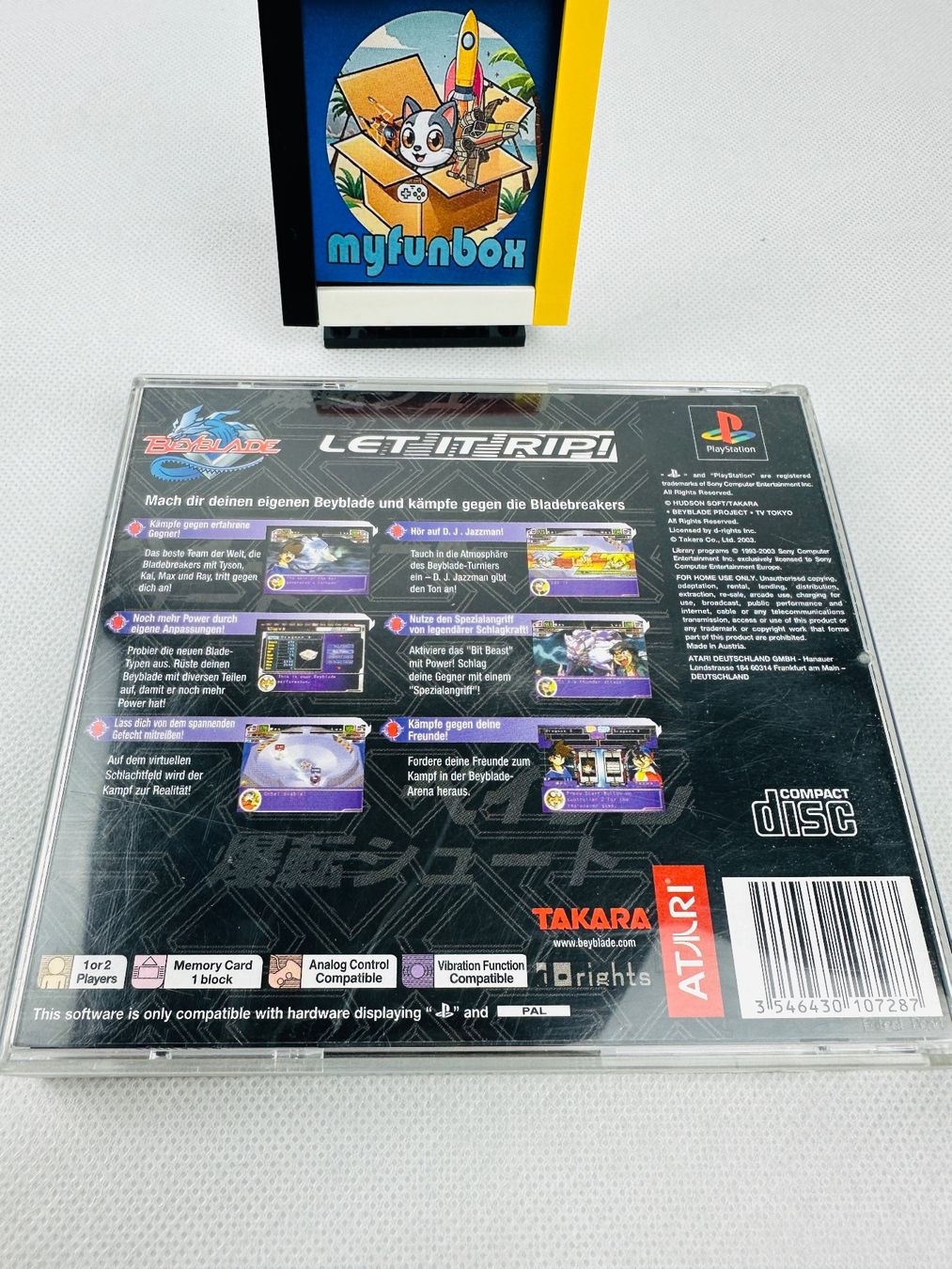 Giochi: Playstation 1 PS1 Beyblade Let it Rip Multilingual  CIB – Usato da Kappel SO venduto da MyFunBox 1
