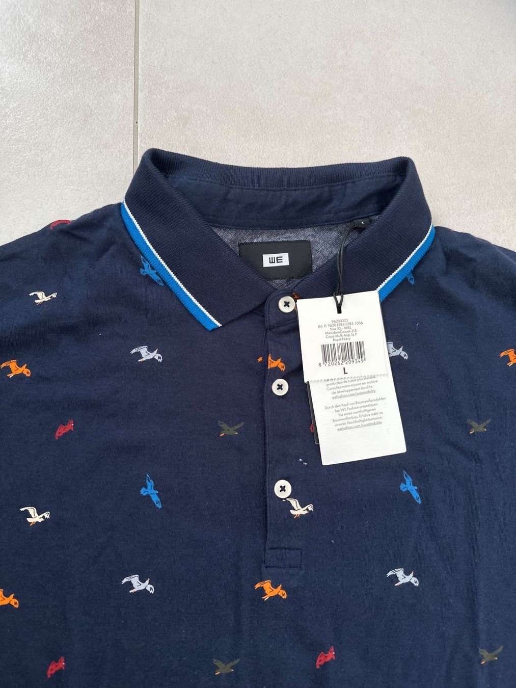 Magliette Polo: We Herren Poloshirt blau – Nuovo (secondo la descrizione) da Zug venduto da Hehe 1