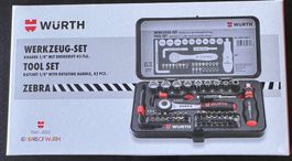 WURTH Werkzeug-Set Knarre 1/4" mit Dregriff 42-tlg. NEU