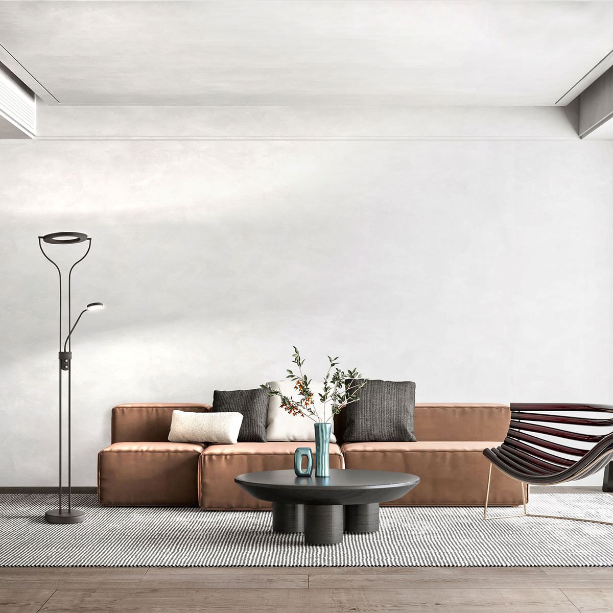 Lampade: LED Stehleuchte, Fluter, 180 cm Höhe – Nuovo (secondo la descrizione) da Kreuzlingen venduto da Smart-Light 1