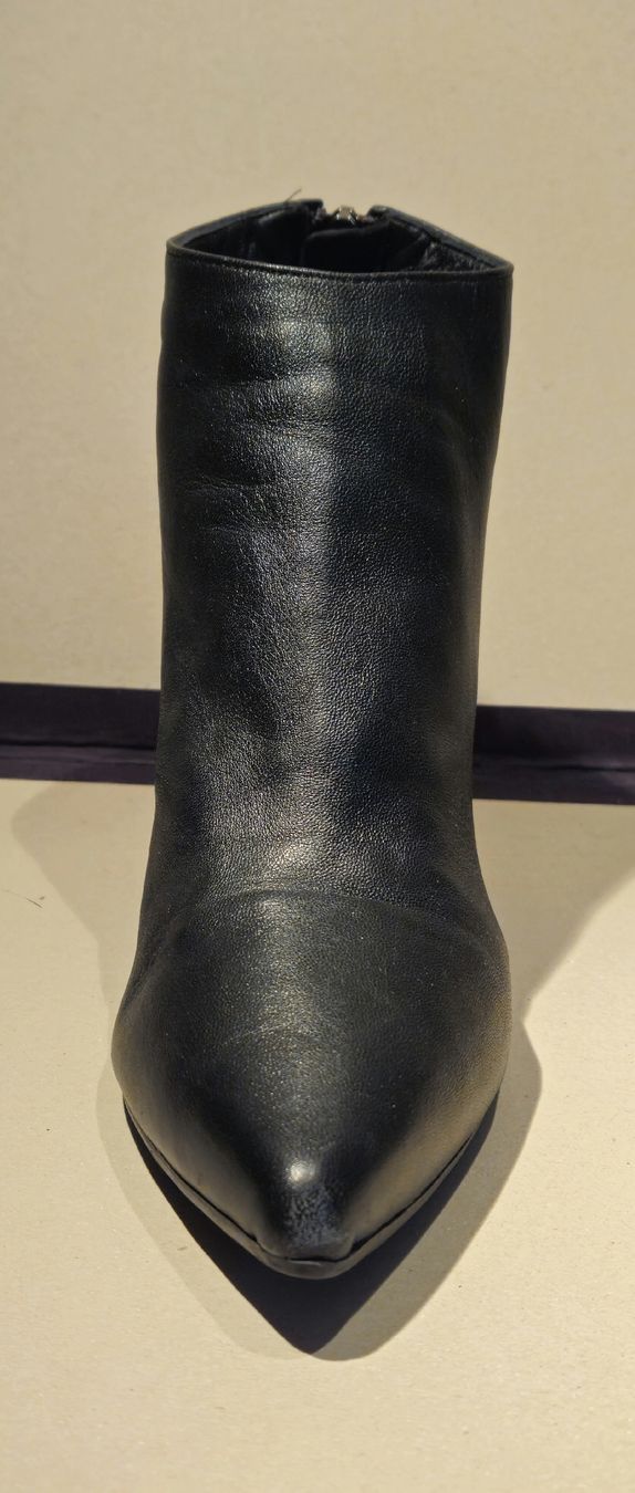 Scarpe da donna: Tronchetti GISÉL MOIRÉ pelle nera 36 – Nuovo (secondo la descrizione) da Stabio venduto da boss123456789 2
