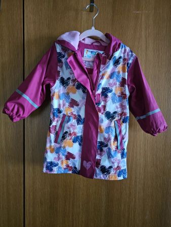 Regenjacke -mantel gefüttert Gr. 86 / 92