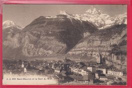 SAINT-MAURICE ET LA DENT DU MIDI, 2.1.1923