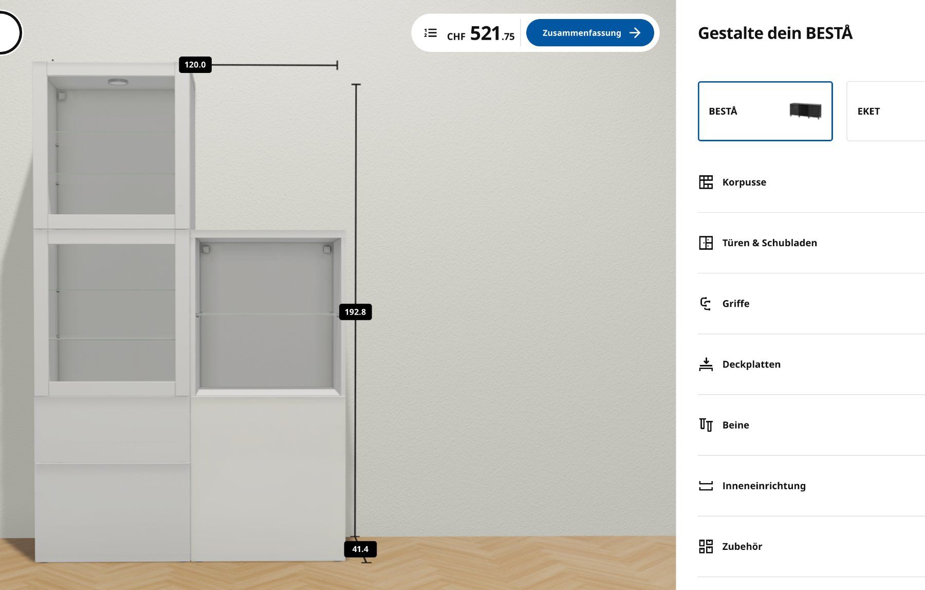 Ikea Vitrinen: Ikea Vitrine Bestå – Gebraucht aus Lenzburg von pegasus2013 4
