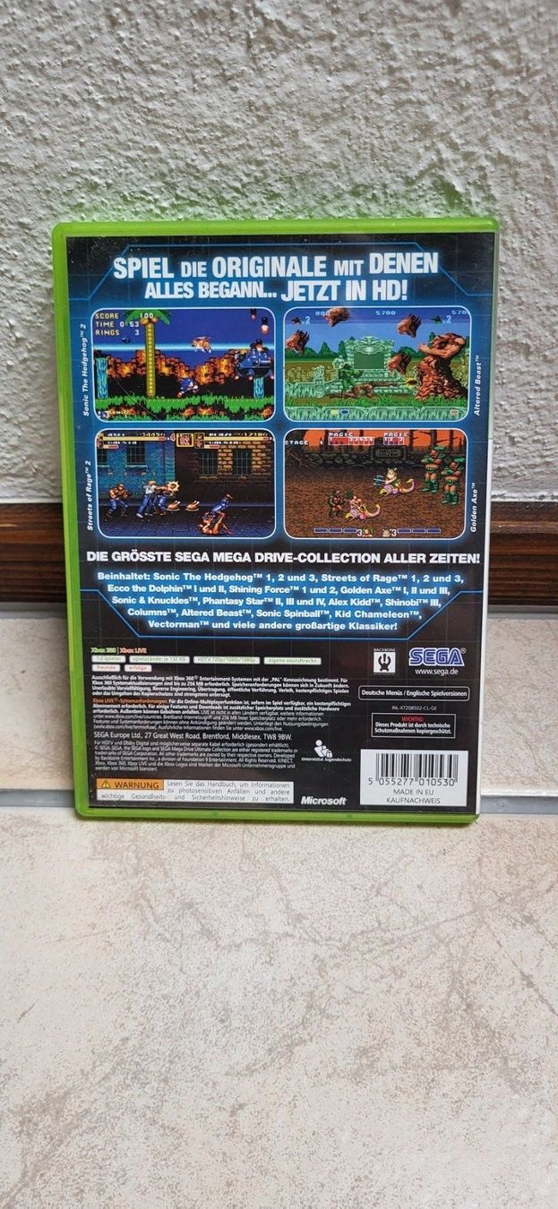 Microsoft Giochi: Xbox 360 - Sega Mega Drive Ultimate Collection – Usato da Münsingen venduto da Heroism2010 1
