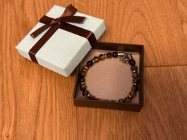 NEU! Tigerauge Herrenarmband von Matador