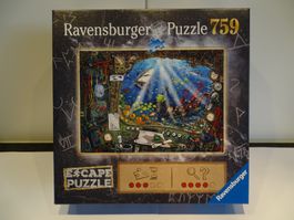Ravensburger Puzzle 759 Escape Puzzle Ozean, komplett!