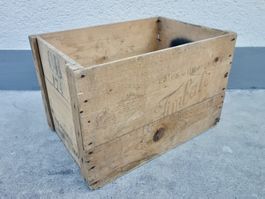 alte Holzkiste Kiste PÂTES LA TIMBALE BESSON FRÈRES YVERDON