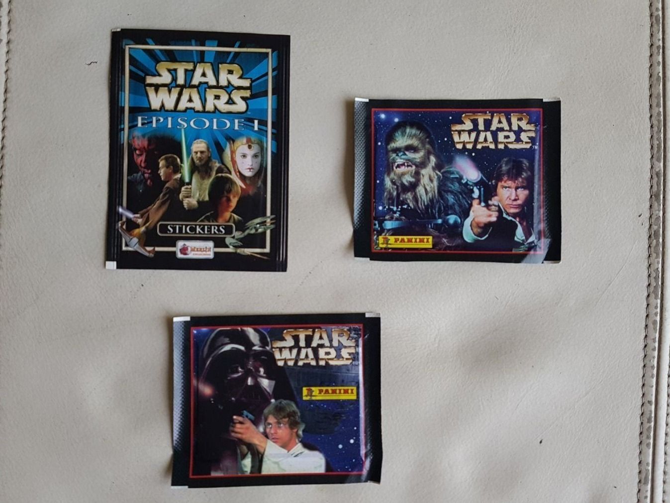 Panini Carte collezionabili: 3 x Panini / Topps Tüten Star Wars – Usato da Nürensdorf venduto da spartacus64