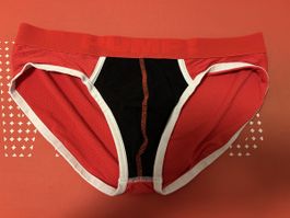 Slip PUMP! Rouge et Noir Taille L