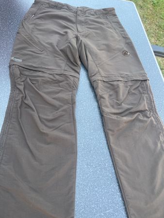 Mammut Outdoor Hose Zip-Off braun Grösse M guter Zustand