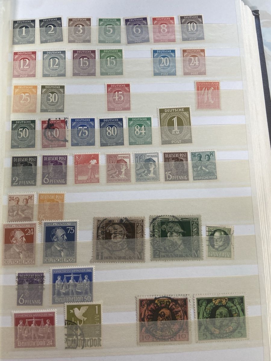Tutti i francobolli: Stamp Collection Diverse Germany 10 pages – Usato da Collex venduto da RCXGJ 6