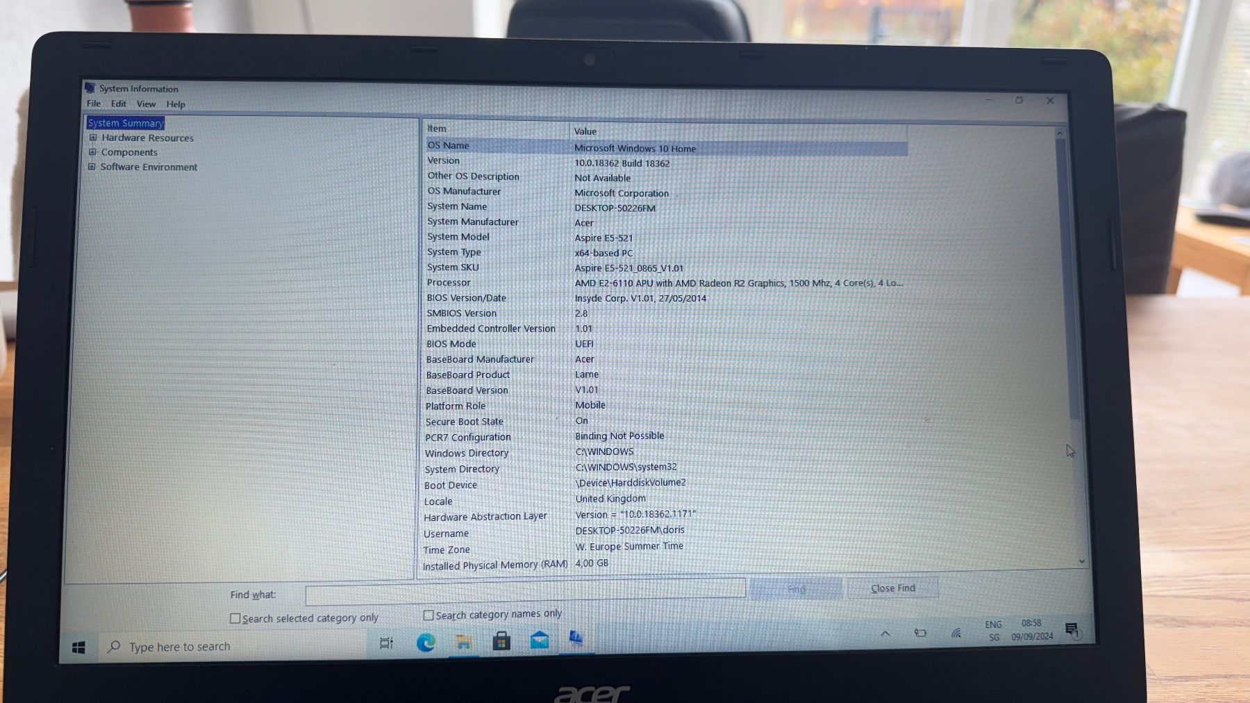 Acer Notebook: Acer Aspire E15 – Usato da Düdingen venduto da dandd 3