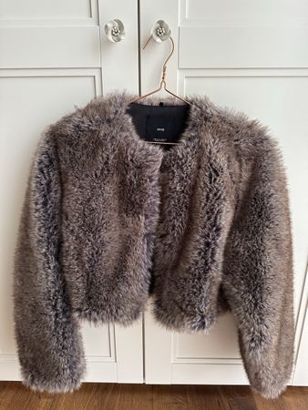Chice Mango Kunstpelz-Jacke, (Gr. S)