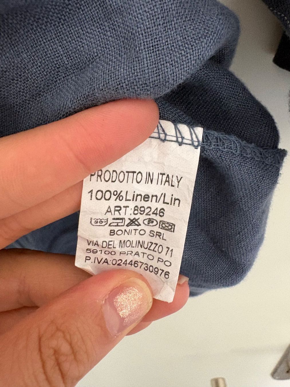Camicette: Linen Blouse - Size M - MADE IN ITALY – Usato da Muzzano venduto da Sidney_3 3