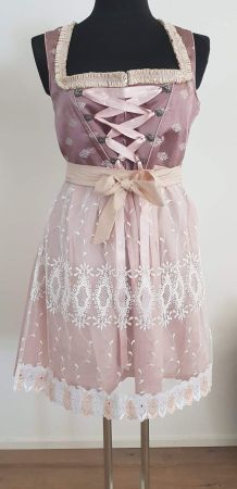 2tlg. Dirndl Gr. 46, 48, altrosa Neu