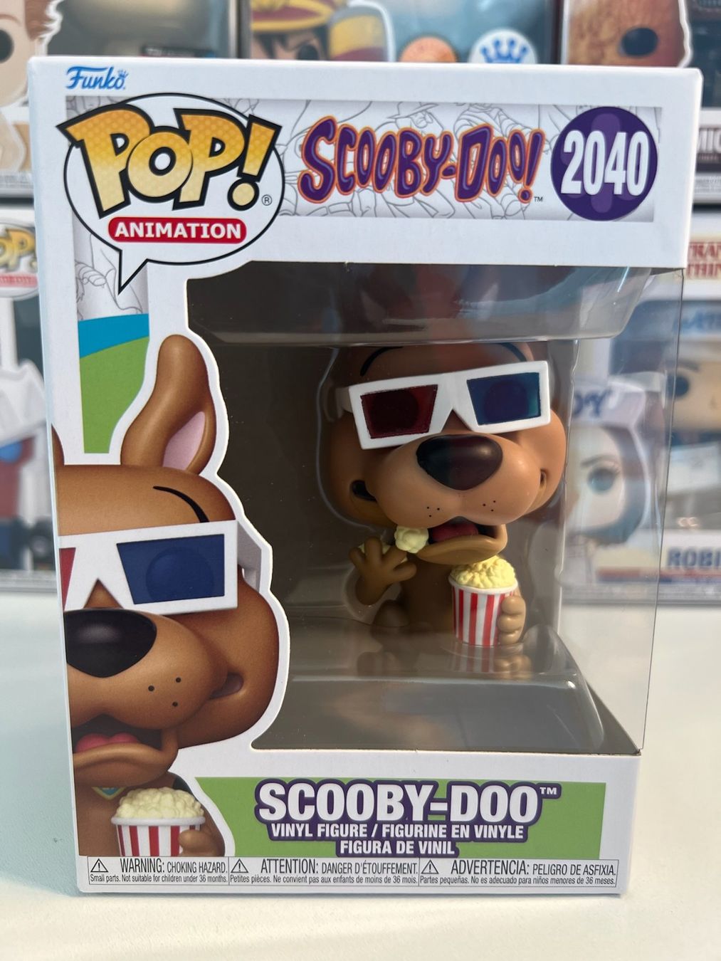 Funko Statuette: Funko POP! Animation Scooby-Doo - Scooby-Doo with 3D Glasses – Nuovo e nell'imballaggio originale da Le Mouret venduto da perfectbijou