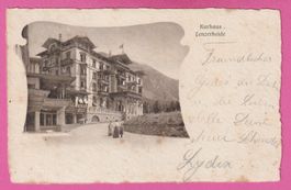 Lenzerheide gel 1906 Kurhaus belebt