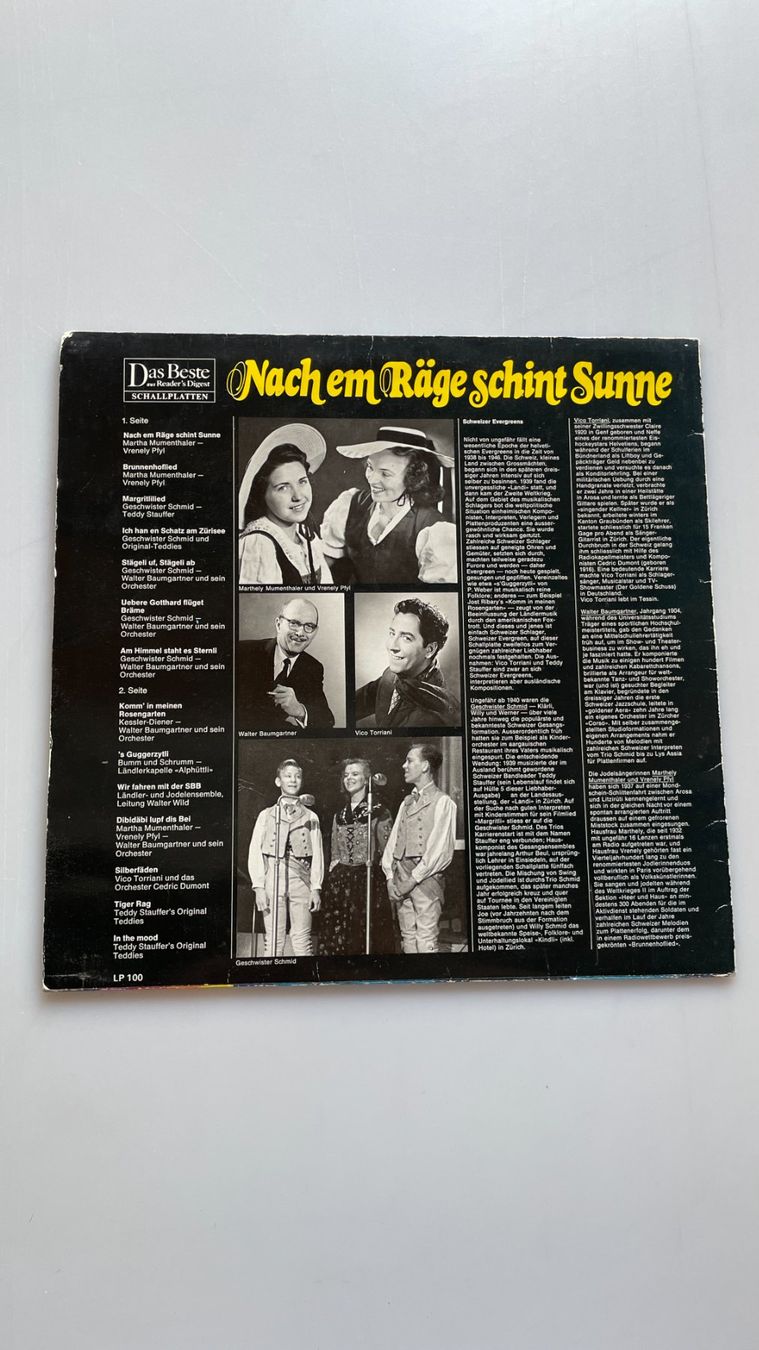 Dischi in vinile: Nach em Räge schint Sunne - Schallplatte – Usato da Glattfelden venduto da markweb 1