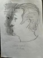 Bleistiftzeichnung Porträt von Charles Wyrsch