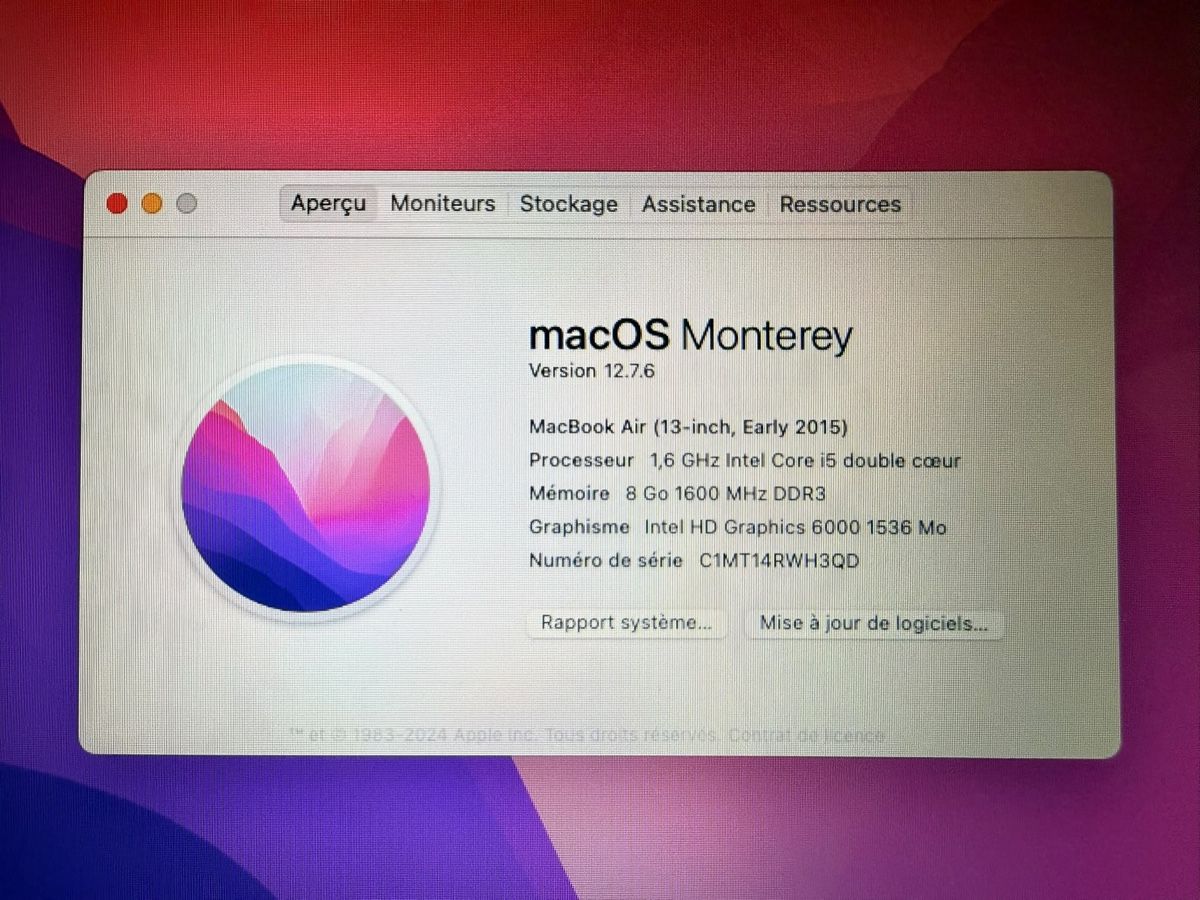 Apple PC: MacBook Air 13", 2015, Intel Core i5, 8 Go RAM, 121 Go SSD – Usato da Porrentruy venduto da Margaux1997 6