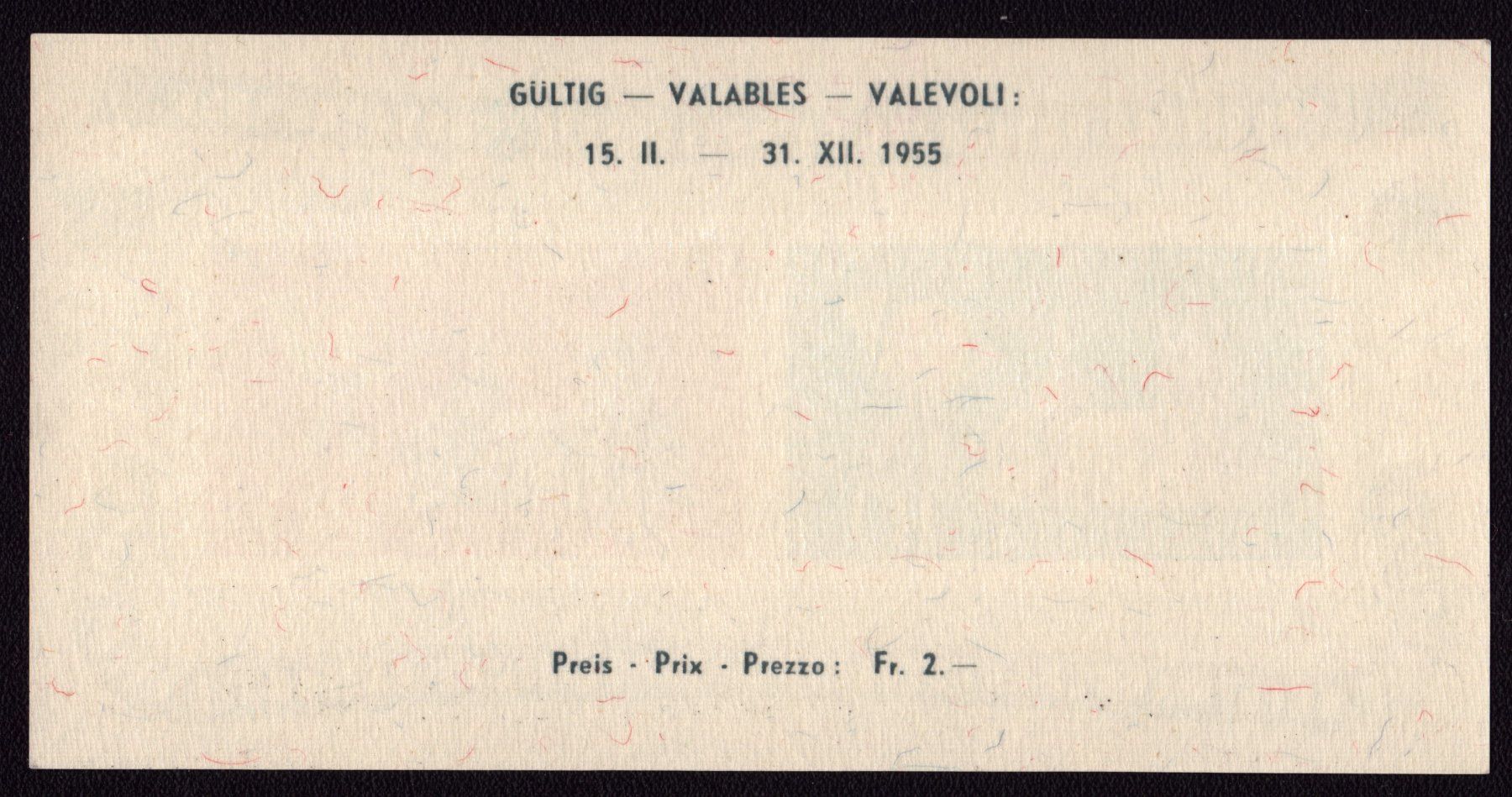 Tutti i francobolli: W35 1955 bloc neuf ** – Usato da Delémont venduto da Silte 1