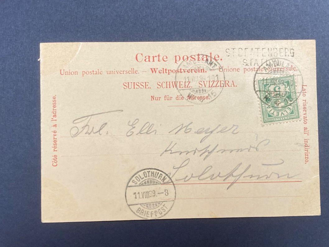 Cartoline postali: antike Post-Karte - Beatenberg 1899 – Usato da zürich venduto da papalapa 1