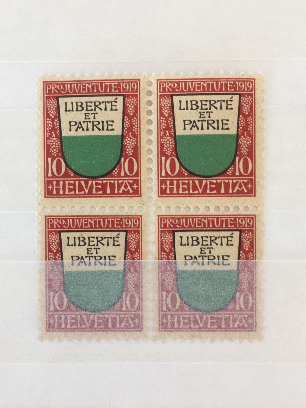 Tutti i francobolli: PRO JUVENTUTE 1919 Block ** – Nuovo (secondo la descrizione) da zürich venduto da Cf8000