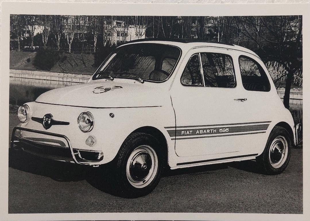 Cartoline postali: FIAT  ABARTH 595 - 1959 – Nuovo (secondo la descrizione) da Delémont venduto da Domdom1