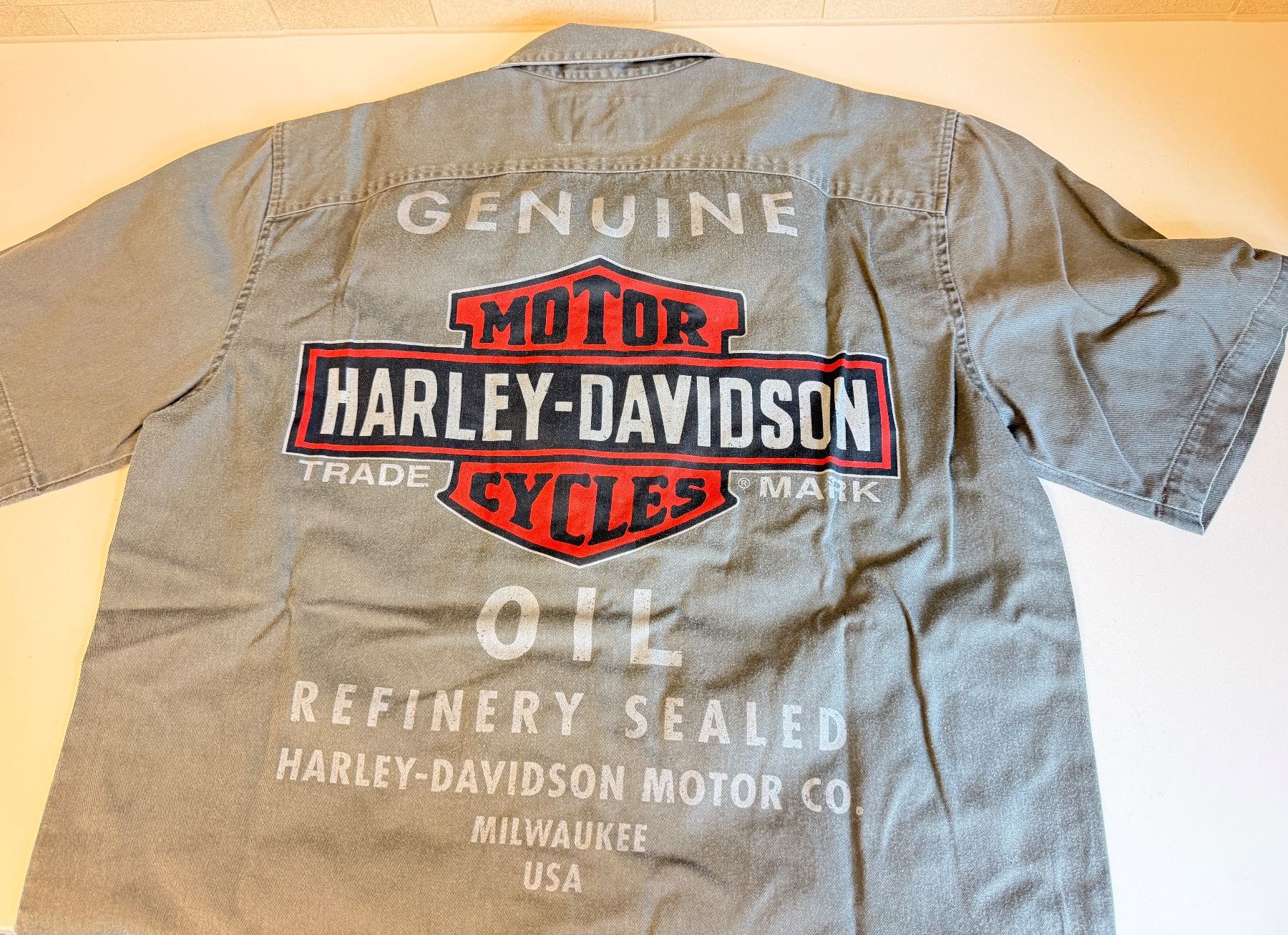 Harley-Davidson Camicie: Harley-Hemd, kurzarm, Grösse M – Usato da Steinhausen venduto da Erwa1 1