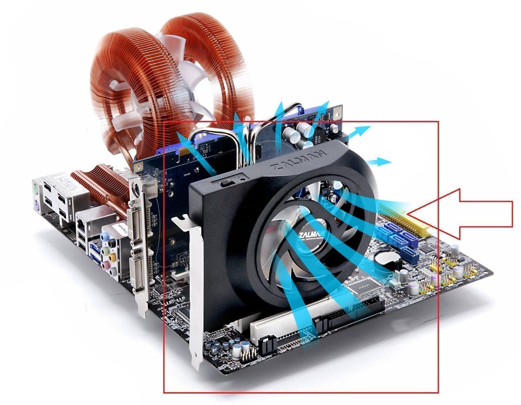 Ventilatori: Zalman ZM-SC100 System Cooling Fan – Usato da MAGDEN venduto da GoldenEagle2020