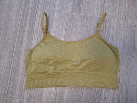 brassière / top kaki en taille M