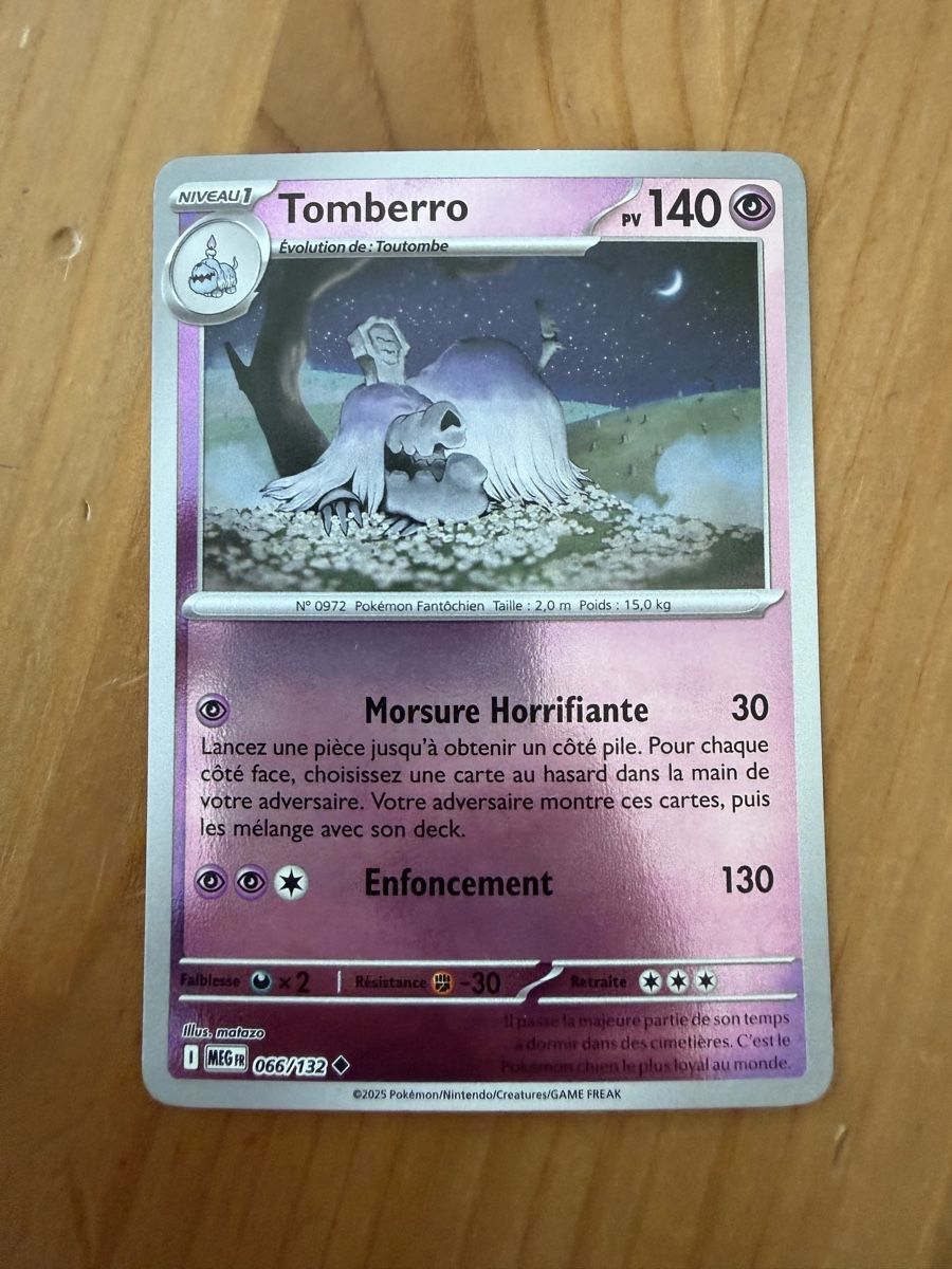 Pokémon Carte collezionabili: Tomberro (MEG066) – Nuovo (secondo la descrizione) da Vevey venduto da Matx