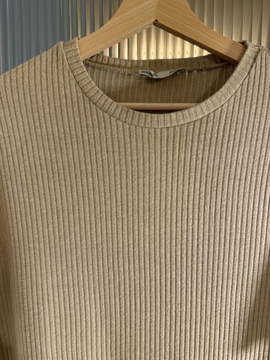 Pull&Bear Vestiti: Robe mi-longue Pull&Bear beige – Usato da Monthey venduto da iri_9pt5 2