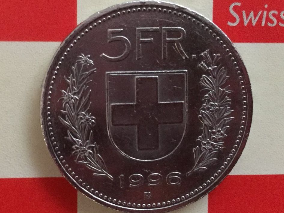 Tutti le monete: 5 Franken 1996 ss+ – Usato da Elsau venduto da herbybay 3
