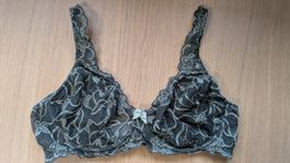 Reggiseno pizzo verde B85, semitrasparente