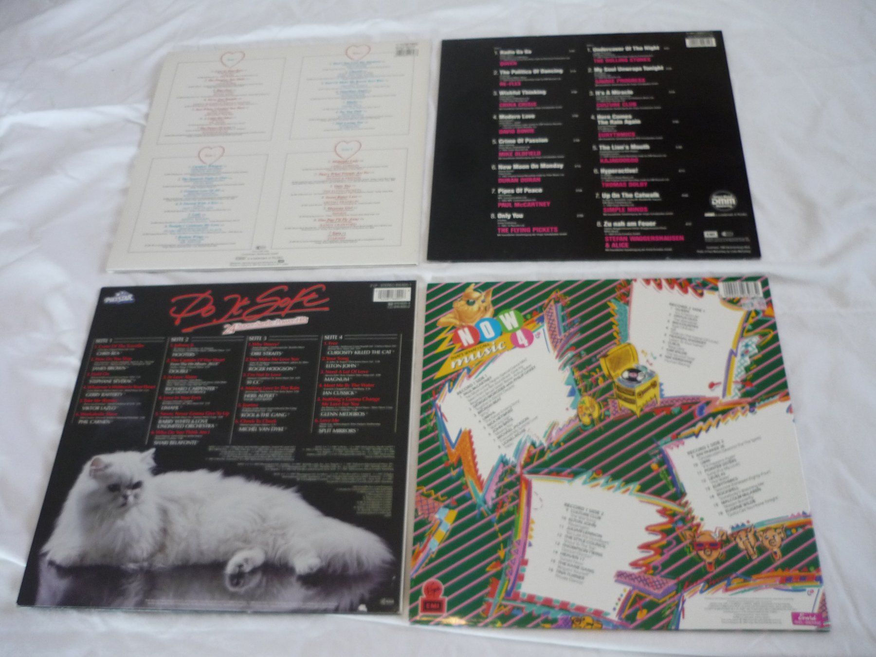 Dischi in vinile: 4 x Vinyl Schallplatten - Pop Sampler  - 80er Lps – Usato da Beringen venduto da Flatretriever 1