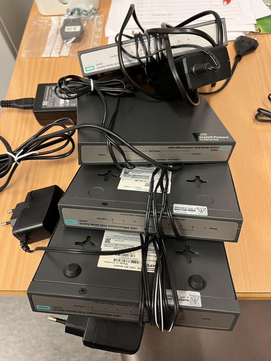 4 x HPE OfficeConnect 1420 8G Switch JH329A gebraucht (Gebraucht) in ...