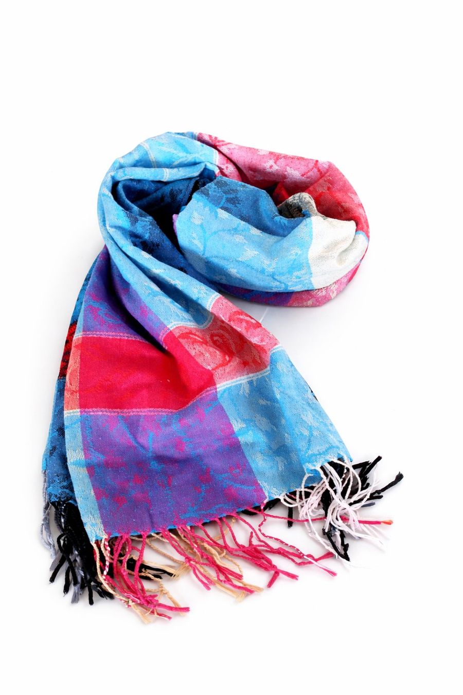 Foulard & Sciarpe: Hochwertiger Damen Schal Bunt Fransen – Nuovo (secondo la descrizione) da Fully venduto da VaneaSelection 1