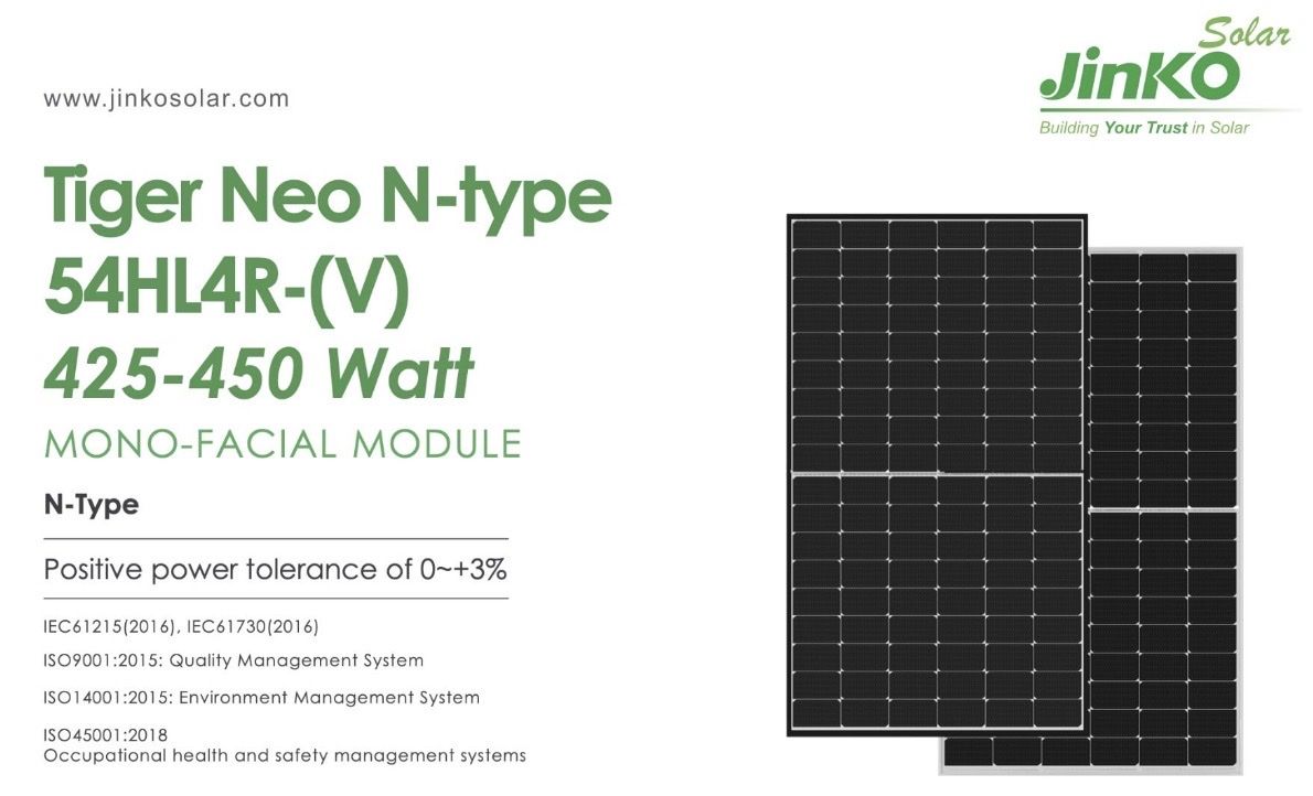 Dispositivi a energia solare: .: Jinko Solarpanel 450W neue Module :. – Nuovo e nell'imballaggio originale da Bern venduto da creativyves 1