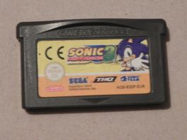 Nintendo Gamboy Advance GBA Kult Game Sonic Advence 3
