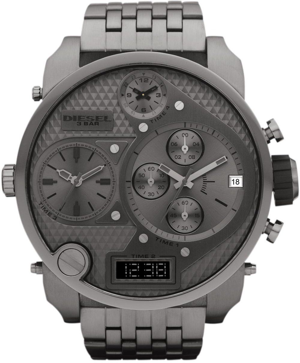 Diesel Uhren: Diesel Mr. Daddy Slim Chronograph Grey - DZ7487 – Neu und originalverpackt aus Turbenthal von Fashonista