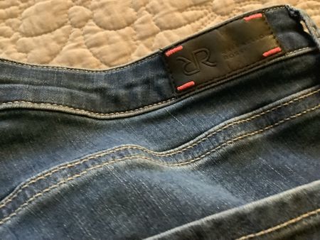 Damen Jeans RR Premium Denim Gr. 44 bestickt