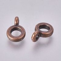 Aufhänger mit Öse Rotkupfer 6mm, 5 Stück