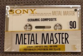 💥NOS! SONY"SUPER METAL MASTER 90"white ceramic 💥