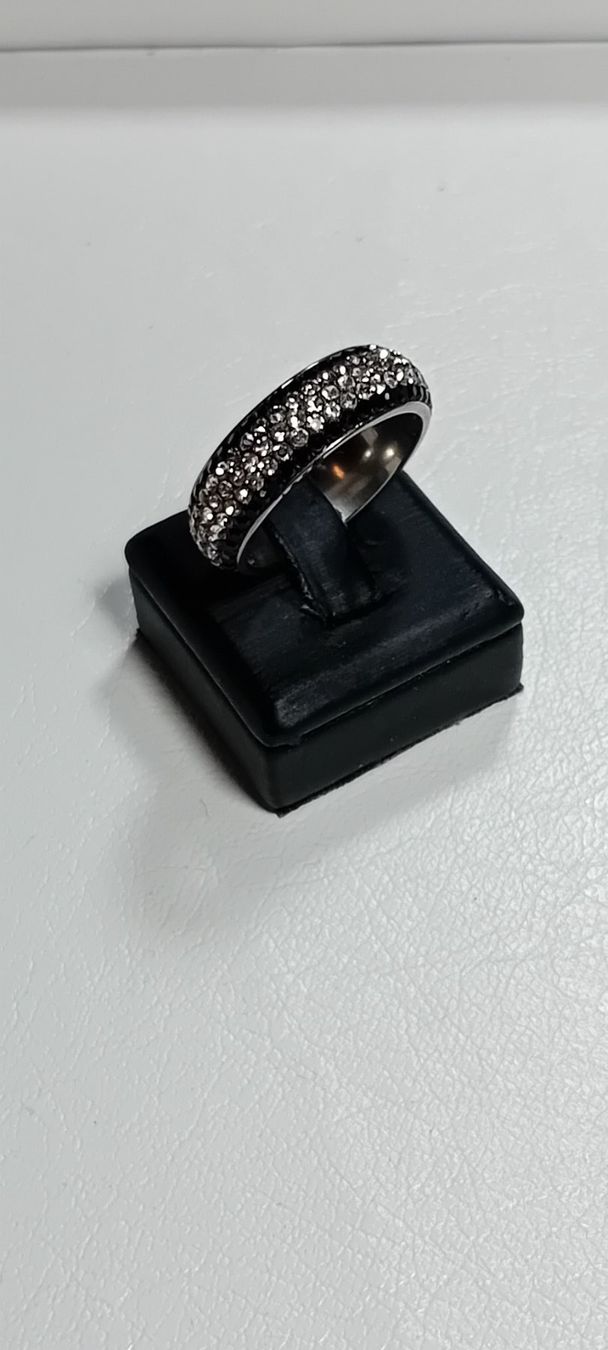 Anelli: ring edelsthal mit kristall,,,glanzig – Nuovo (secondo la descrizione) da Basel venduto da bij_5hqd 2