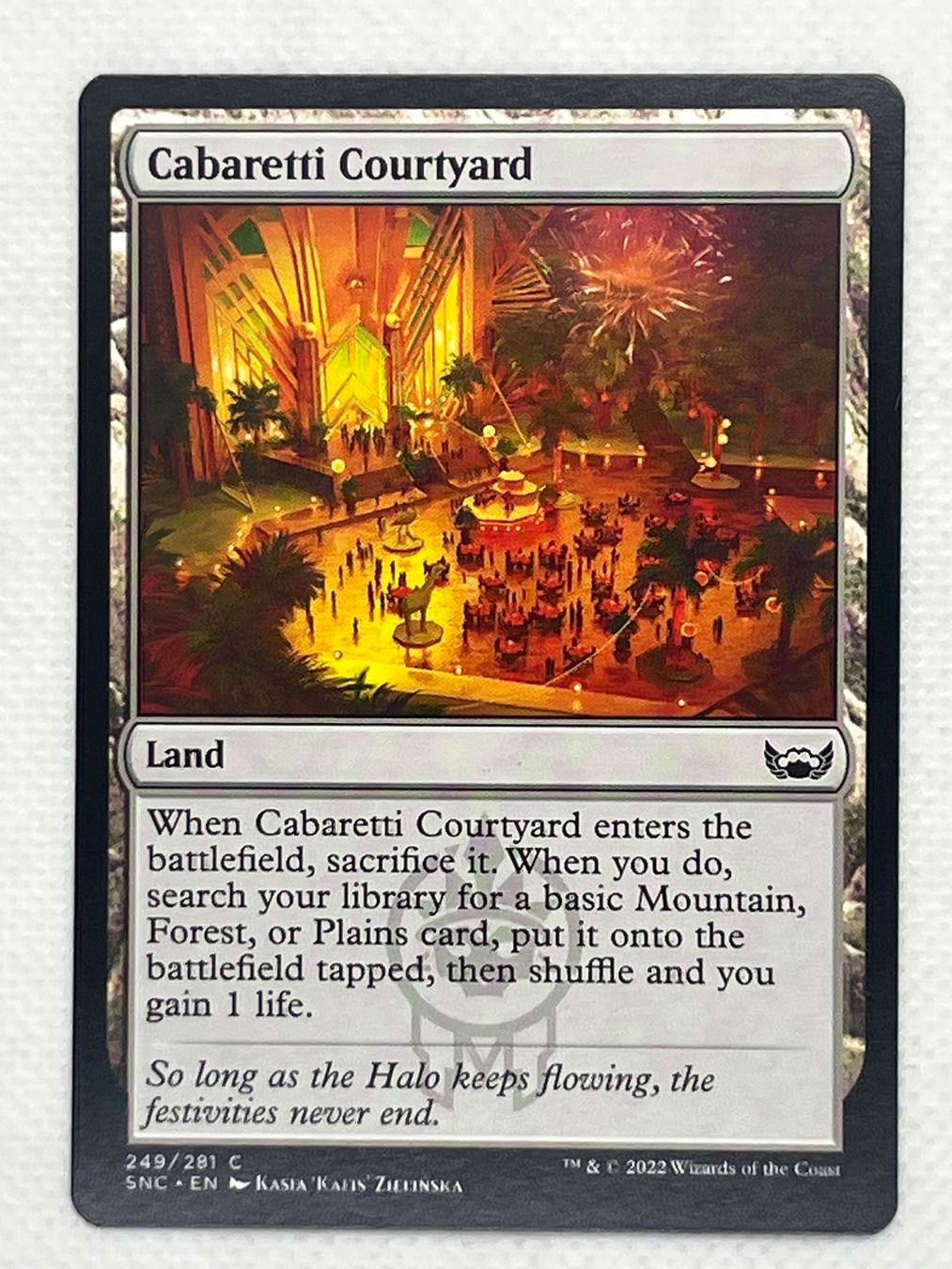 Magic The Gathering Sammelbilder & Trading cards: MTG Cabaretti Courtyard SNC 249 Englisch Common – Gebraucht aus Hinterkappelen von Kim1992