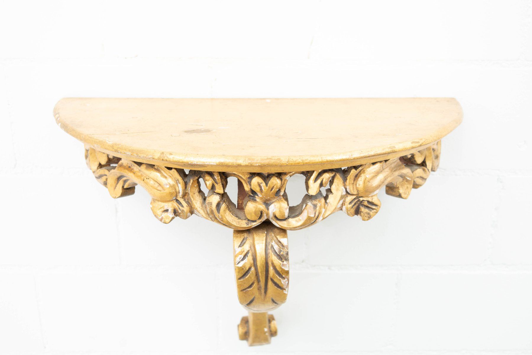 Tavoli: Goldene Wandkonsole / Konsolentischchen – Usato da Zürich venduto da ZuercherBrockenhaus 4