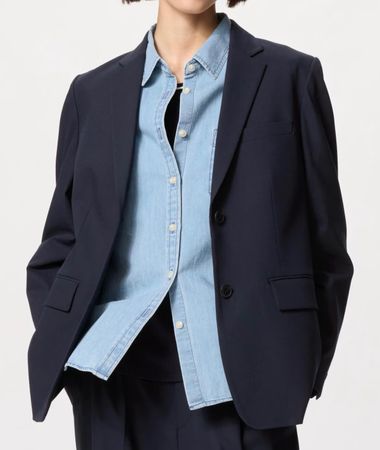 Uniqlo Blazer Dunkelblau Gr. XL - NEU
