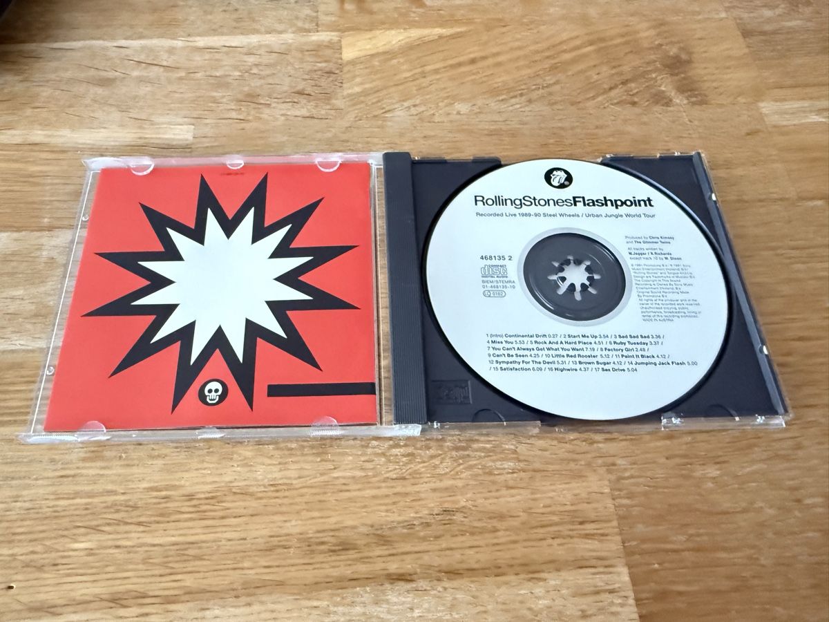 CD: Rolling Stones CD Flashpoint Live Album – Usato da Goldach venduto da Messerguru 2